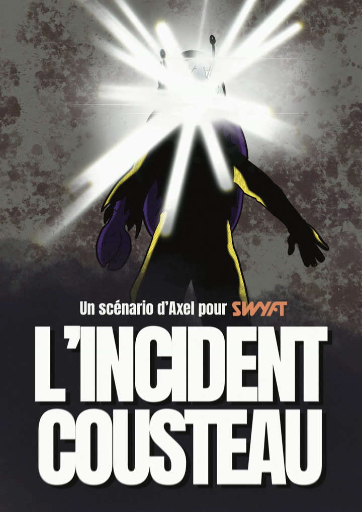 Affiche de L'Incident Cousteau, une silhouette dans la lumière